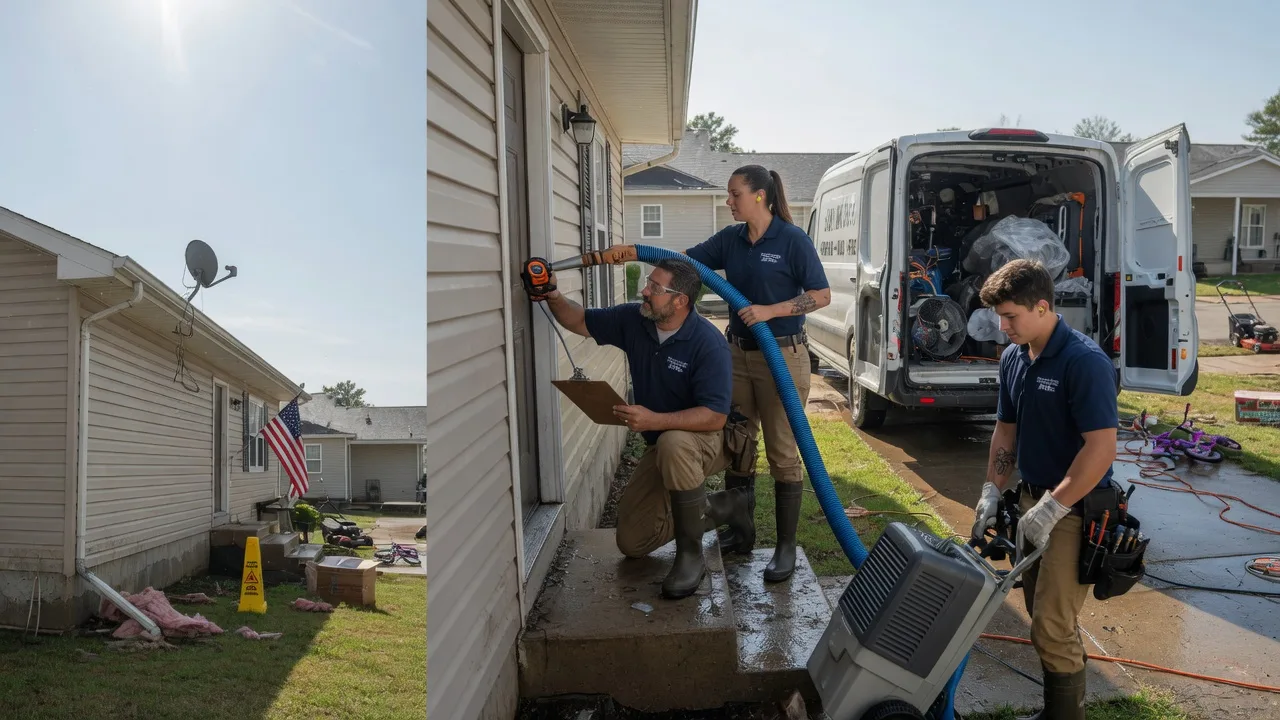 Ceiling Water Damage Restoration in Gloster, LA near me